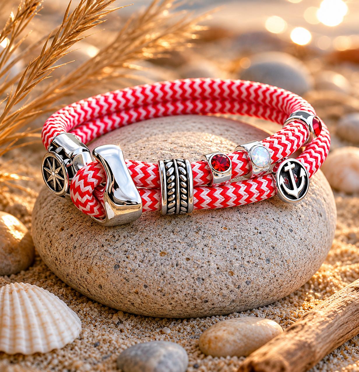 Maritimes-Doppelarmband Norden